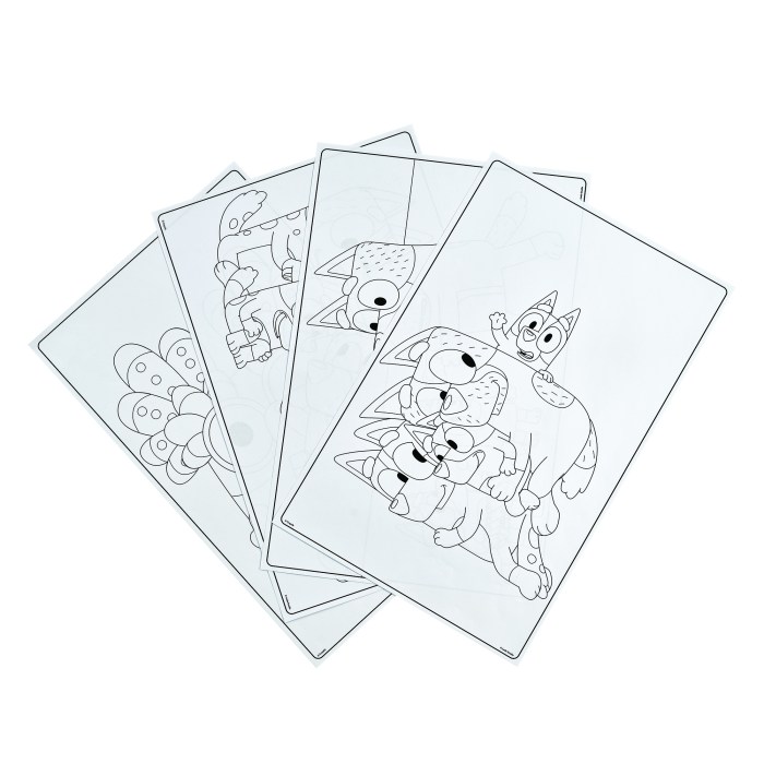 Free coloring pages for kids bluey