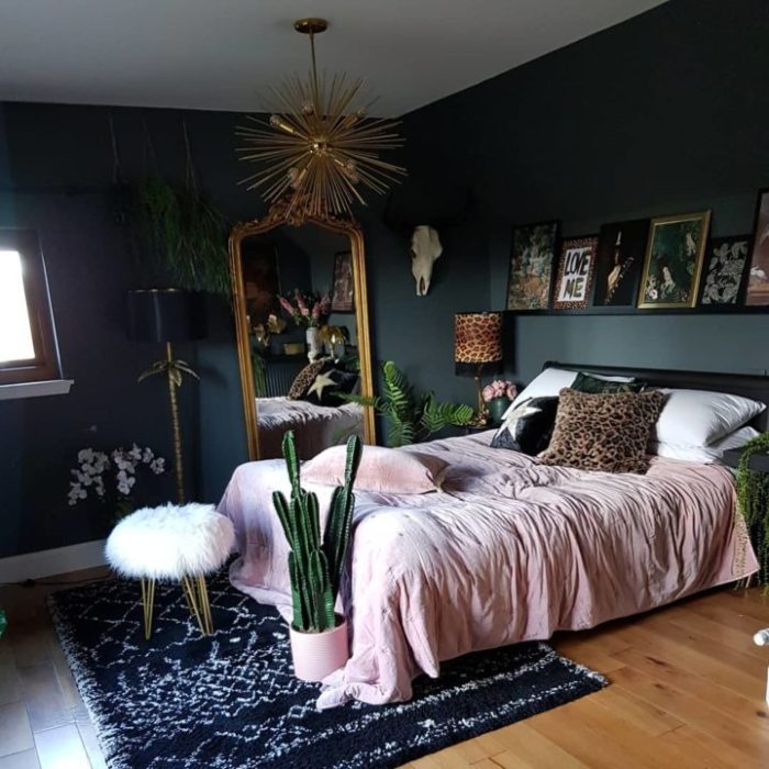 Bedroom master print updates animal chronicles frivolity chandelier refresh giving space light life choose board chroniclesoffrivolity leopard decor ideas