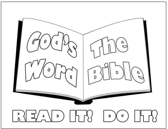 Bible coloring sheets for kids