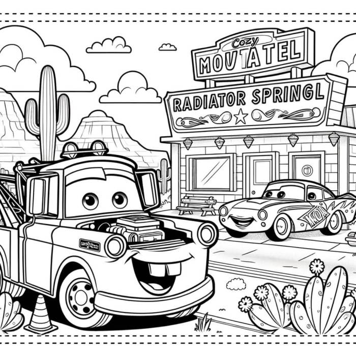 Spring coloring pages for kids