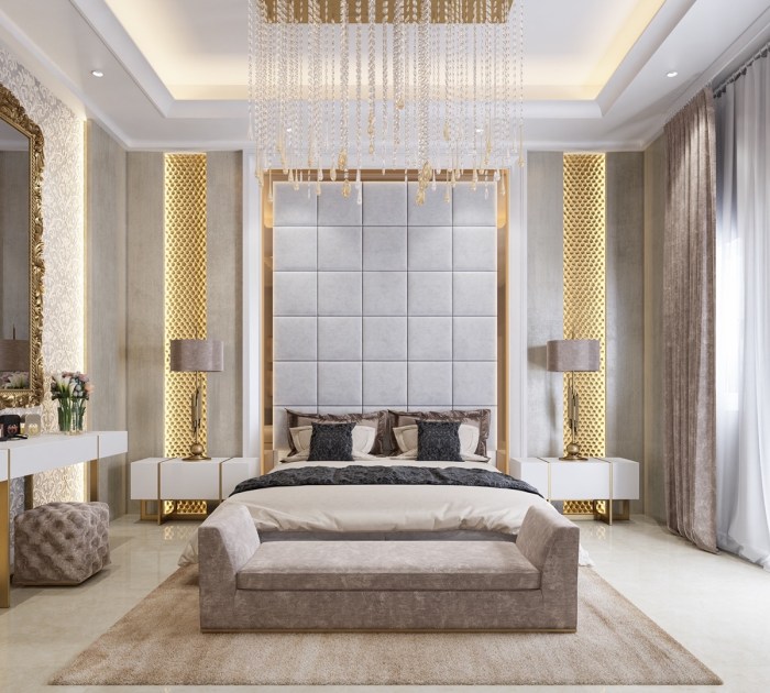 Bedroom luxury contemporary designs interior trendy ideas decor white decorating wall types gray texture applying