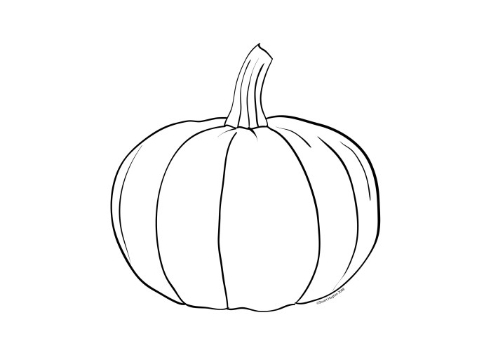 Pumpkin coloring pages for kids