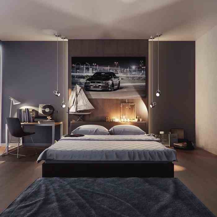 Male bedroom design ideas