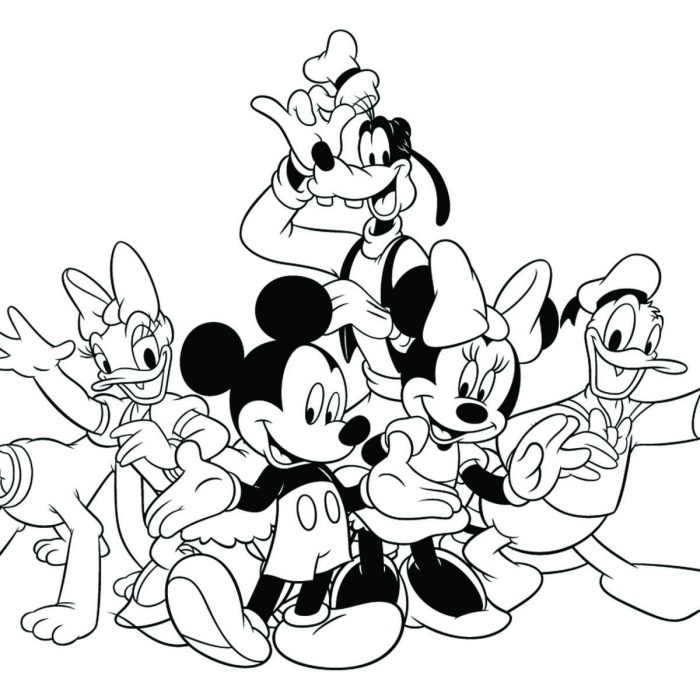 Disney coloring pages for kids