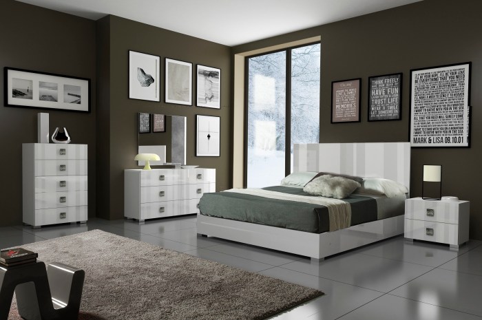 Contemporary bedroom furniture design